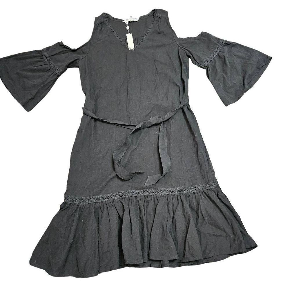 Trina turk black dress new